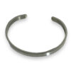 Pulseira Glamour aço prateado