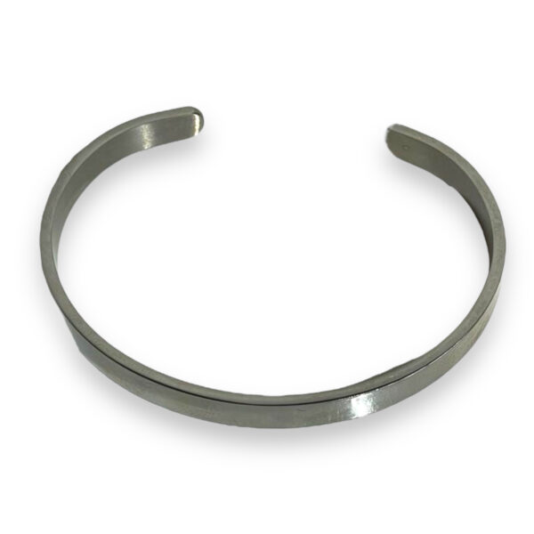 Pulseira Glamour aço prateado